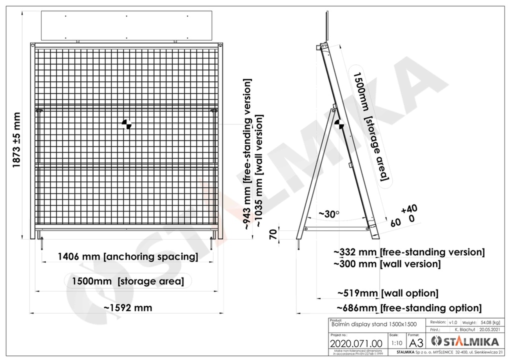Stalmika-BOLMIN-display-stand-technical-drawing